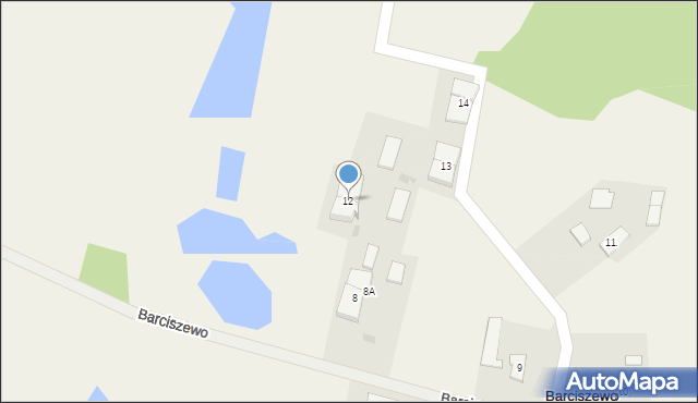Barciszewo, Barciszewo, 12, mapa Barciszewo