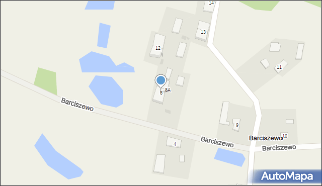 Barciszewo, Barciszewo, 8, mapa Barciszewo