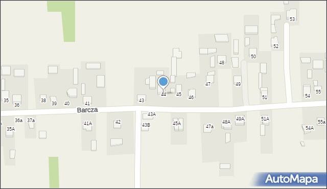 Barcza, Barcza, 44, mapa Barcza
