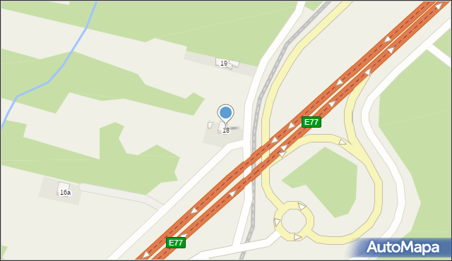 Barcza, Barcza, 18, mapa Barcza