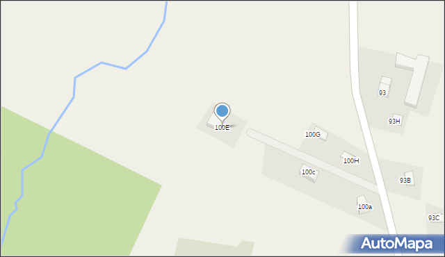 Barczewko, Barczewko, 100E, mapa Barczewko