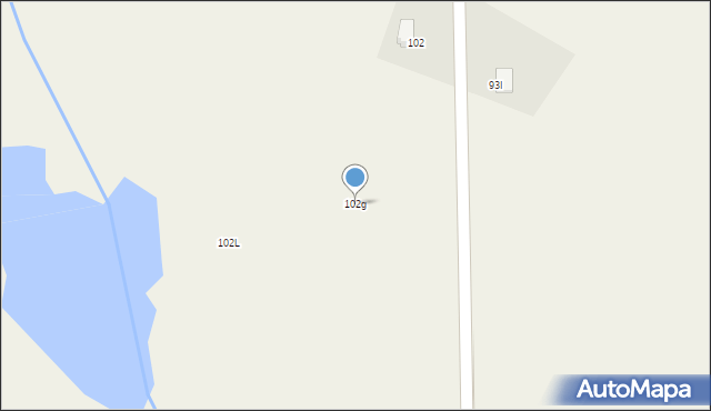 Barczewko, Barczewko, 102g, mapa Barczewko