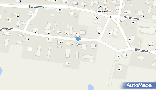 Barczewko, Barczewko, 10A, mapa Barczewko