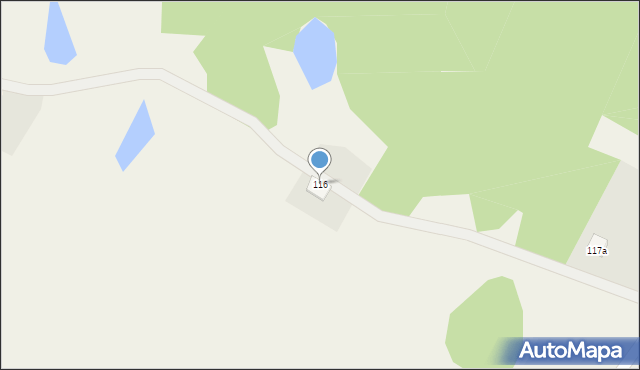 Barczewko, Barczewko, 116, mapa Barczewko