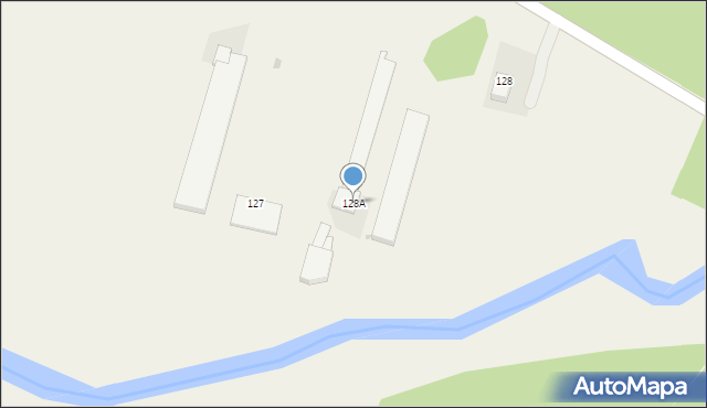 Barczewko, Barczewko, 128A, mapa Barczewko