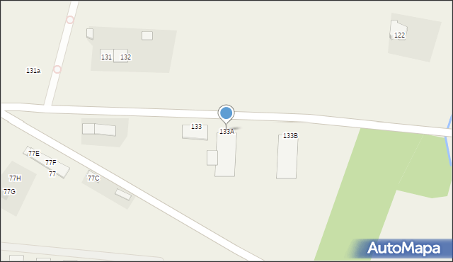 Barczewko, Barczewko, 133A, mapa Barczewko