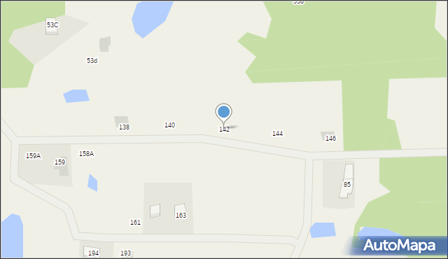 Barczewko, Barczewko, 142, mapa Barczewko