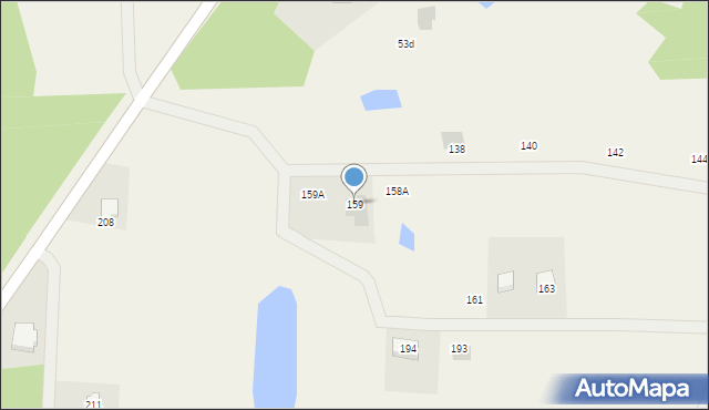 Barczewko, Barczewko, 159, mapa Barczewko