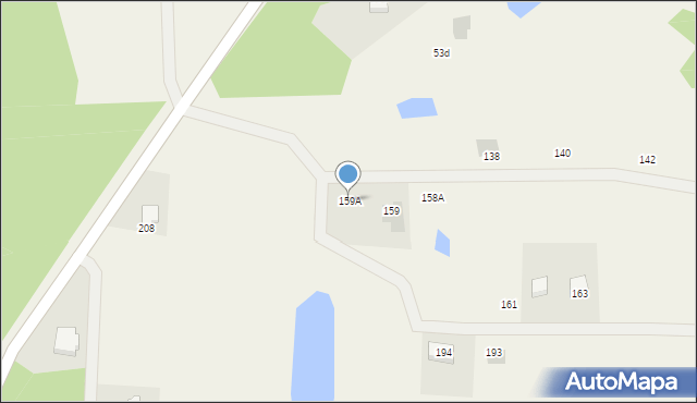 Barczewko, Barczewko, 159A, mapa Barczewko