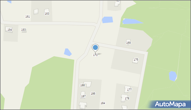 Barczewko, Barczewko, 171, mapa Barczewko