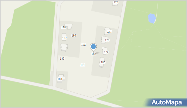 Barczewko, Barczewko, 182, mapa Barczewko