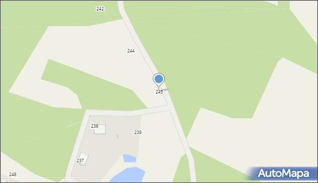 Barczewko, Barczewko, 245, mapa Barczewko