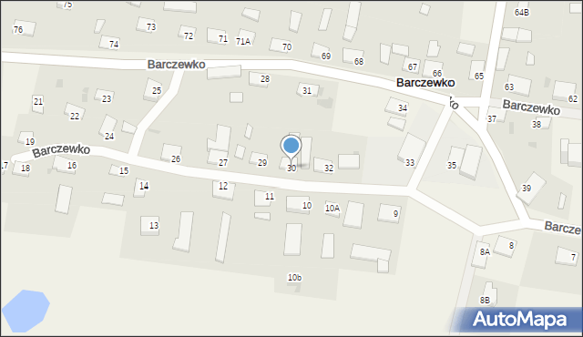 Barczewko, Barczewko, 30, mapa Barczewko