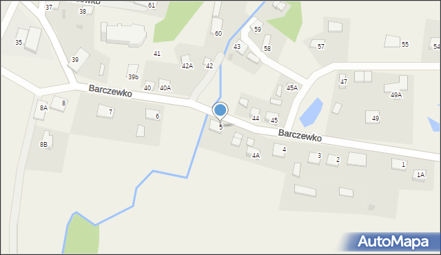 Barczewko, Barczewko, 5, mapa Barczewko