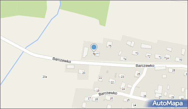 Barczewko, Barczewko, 76, mapa Barczewko