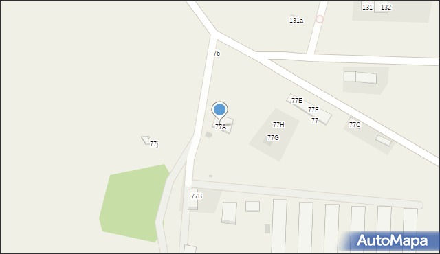 Barczewko, Barczewko, 77A, mapa Barczewko