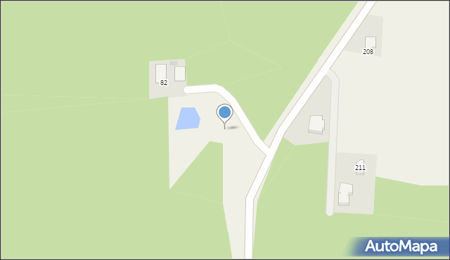 Barczewko, Barczewko, 83a, mapa Barczewko