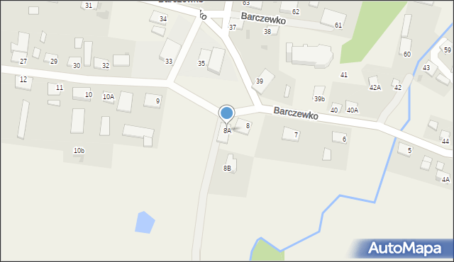 Barczewko, Barczewko, 8A, mapa Barczewko