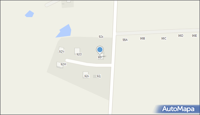 Barczewko, Barczewko, 92r, mapa Barczewko