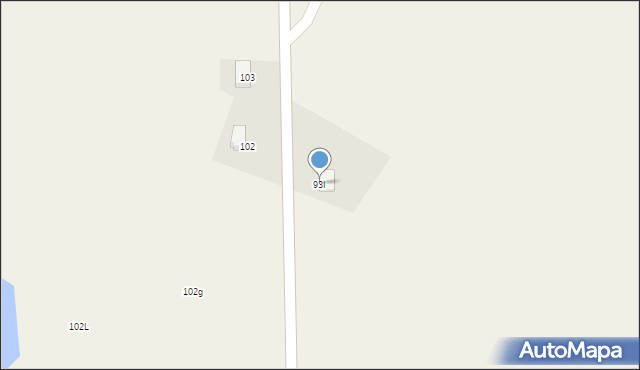 Barczewko, Barczewko, 93I, mapa Barczewko