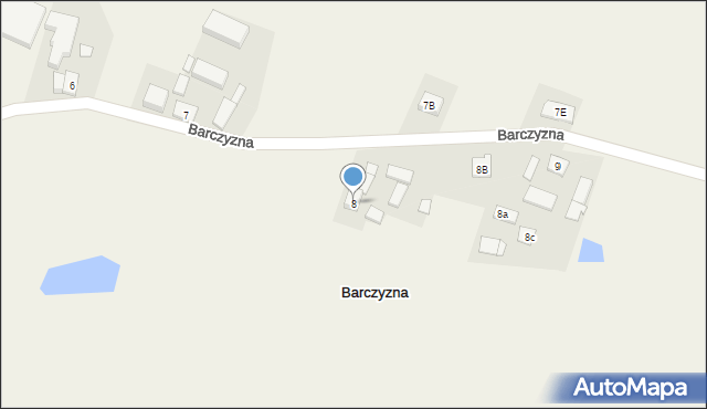 Barczyzna, Barczyzna, 8, mapa Barczyzna