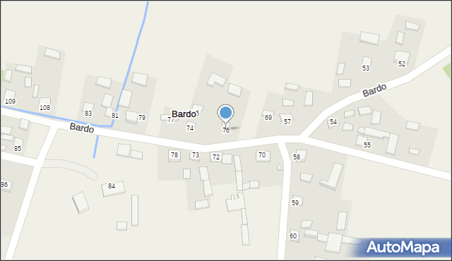 Bardo, Bardo, 76, mapa Bardo