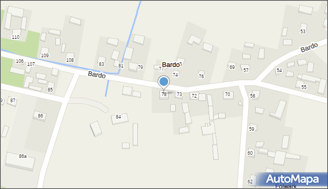 Bardo, Bardo, 78, mapa Bardo