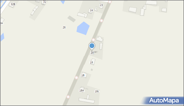 Bardzice, Bardzice, 20, mapa Bardzice