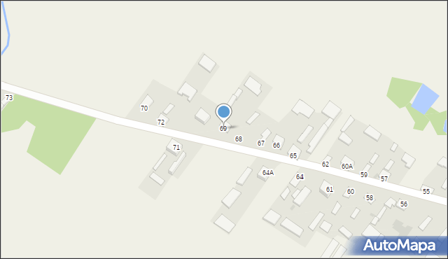 Bardzice, Bardzice, 69, mapa Bardzice