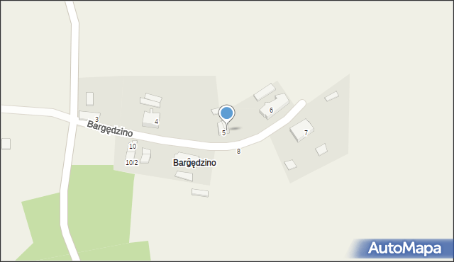 Bargędzino, Bargędzino, 5a, mapa Bargędzino