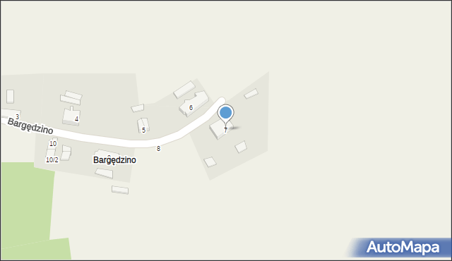 Bargędzino, Bargędzino, 7, mapa Bargędzino