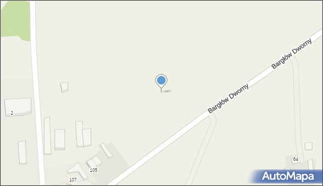 Bargłów Dworny, Bargłów Dworny, 105a, mapa Bargłów Dworny