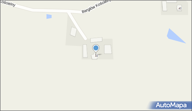 Bargłów Kościelny, Bargłów Kościelny, 34, mapa Bargłów Kościelny
