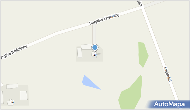 Bargłów Kościelny, Bargłów Kościelny, 40, mapa Bargłów Kościelny