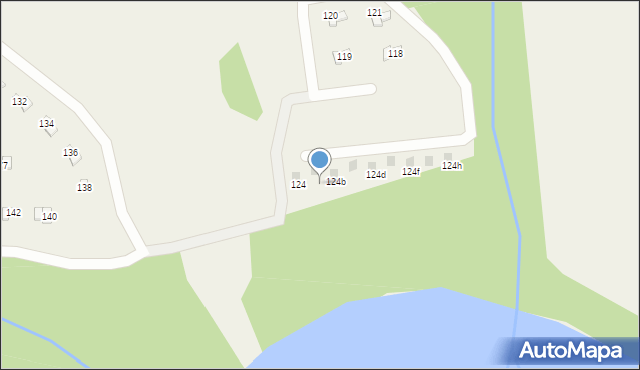 Barkocin, Barkocin, 124a, mapa Barkocin
