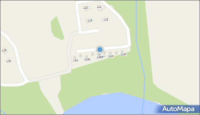 Barkocin, Barkocin, 124d, mapa Barkocin