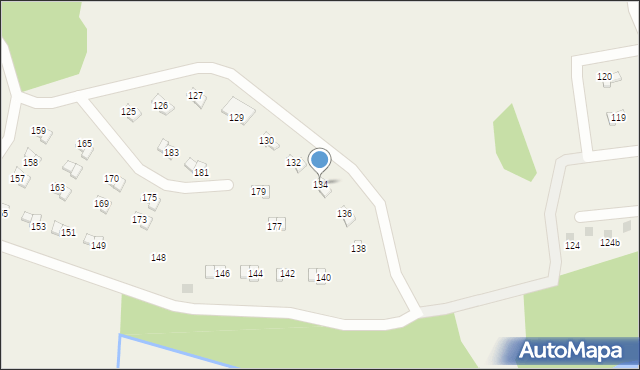 Barkocin, Barkocin, 134, mapa Barkocin