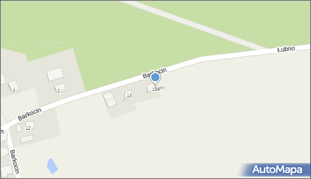Barkocin, Barkocin, 13A, mapa Barkocin