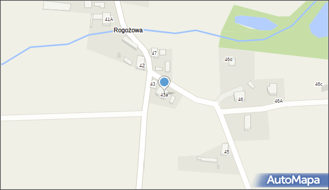 Barkowo, Barkowo, 43a, mapa Barkowo