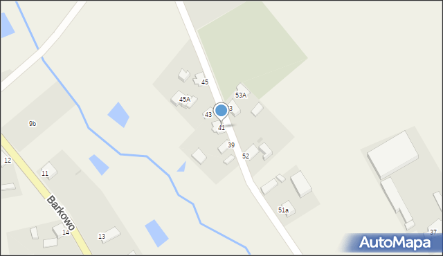 Barkowo, Barkowo, 41, mapa Barkowo