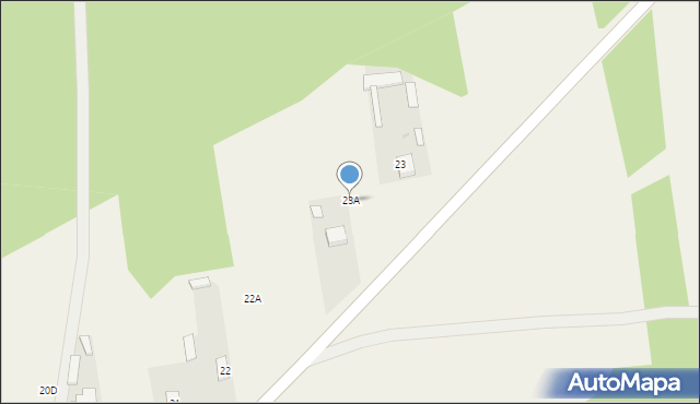 Barłogi, Barłogi, 23A, mapa Barłogi