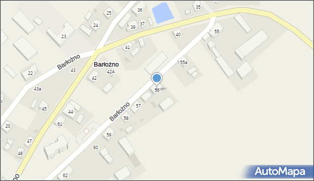 Barłożno, Barłożno, 56, mapa Barłożno
