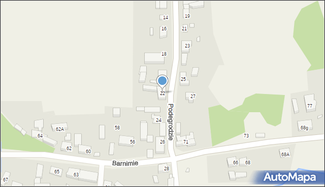 Barnimie, Barnimie, 22, mapa Barnimie