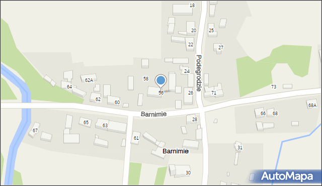 Barnimie, Barnimie, 56, mapa Barnimie