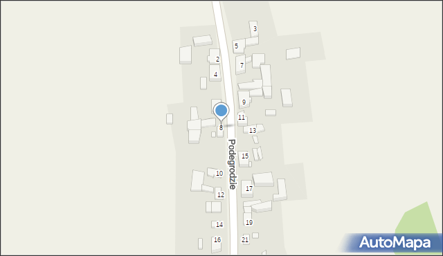 Barnimie, Barnimie, 8, mapa Barnimie