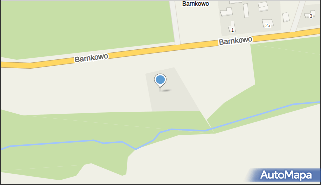 Barnkowo, Barnkowo, 1b, mapa Barnkowo