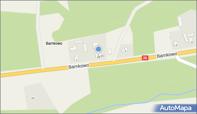 Barnkowo, Barnkowo, 2, mapa Barnkowo