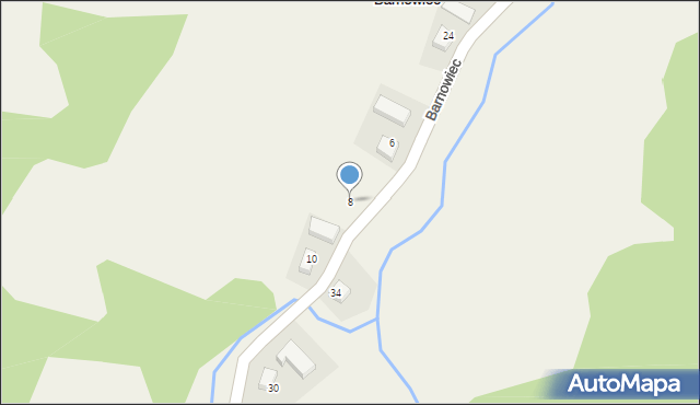 Barnowiec, Barnowiec, 8, mapa Barnowiec