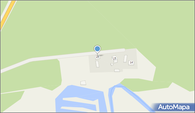 Barnówko, Barnówko, 16, mapa Barnówko
