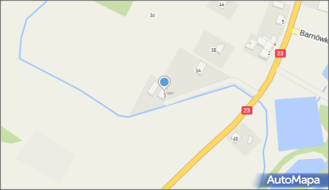Barnówko, Barnówko, 3, mapa Barnówko